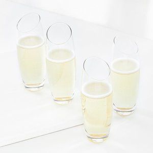 Bomshbee Sloane Champagne Flutes x 4